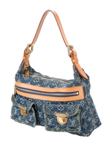 louis vuitton denim baggy pm shoulder bag|louis vuitton monogram denim.